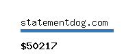 statementdog.com Website value calculator