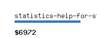 statistics-help-for-students.com Website value calculator