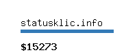 statusklic.info Website value calculator