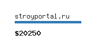 stroyportal.ru Website value calculator