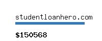 studentloanhero.com Website value calculator