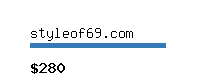 styleof69.com Website value calculator