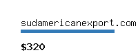 sudamericanexport.com Website value calculator