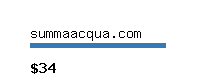 summaacqua.com Website value calculator