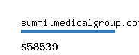 summitmedicalgroup.com Website value calculator