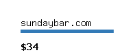 sundaybar.com Website value calculator