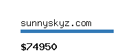 sunnyskyz.com Website value calculator