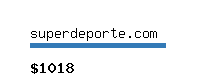 superdeporte.com Website value calculator