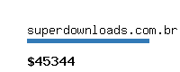 superdownloads.com.br Website value calculator