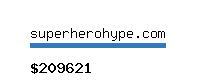 superherohype.com Website value calculator