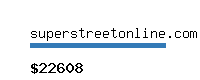 superstreetonline.com Website value calculator