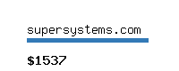 supersystems.com Website value calculator