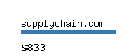 supplychain.com Website value calculator