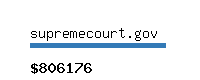 supremecourt.gov Website value calculator
