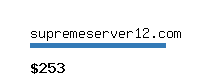 supremeserver12.com Website value calculator