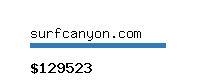 surfcanyon.com Website value calculator