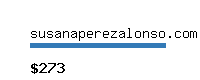 susanaperezalonso.com Website value calculator