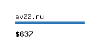 sv22.ru Website value calculator