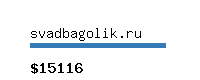 svadbagolik.ru Website value calculator