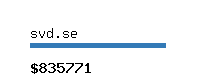 svd.se Website value calculator