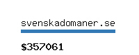 svenskadomaner.se Website value calculator