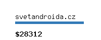 svetandroida.cz Website value calculator