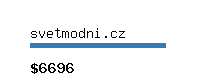 svetmodni.cz Website value calculator