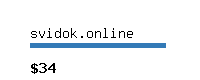 svidok.online Website value calculator