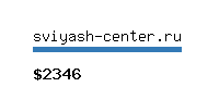 sviyash-center.ru Website value calculator