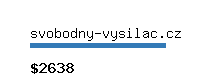 svobodny-vysilac.cz Website value calculator