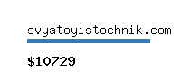 svyatoyistochnik.com Website value calculator