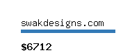 swakdesigns.com Website value calculator