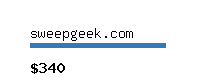 sweepgeek.com Website value calculator