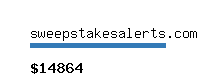 sweepstakesalerts.com Website value calculator