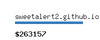 sweetalert2.github.io Website value calculator