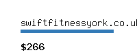 swiftfitnessyork.co.uk Website value calculator