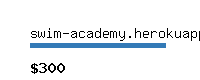 swim-academy.herokuapp.com Website value calculator