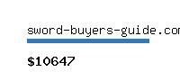 sword-buyers-guide.com Website value calculator