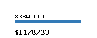 sxsw.com Website value calculator