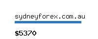 sydneyforex.com.au Website value calculator