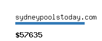 sydneypoolstoday.com Website value calculator