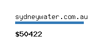 sydneywater.com.au Website value calculator