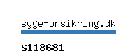 sygeforsikring.dk Website value calculator