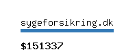 sygeforsikring.dk Website value calculator