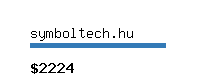 symboltech.hu Website value calculator