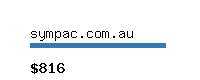 sympac.com.au Website value calculator