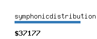 symphonicdistribution.com Website value calculator