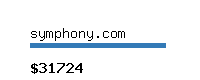 symphony.com Website value calculator