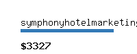 symphonyhotelmarketing.com Website value calculator