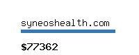 syneoshealth.com Website value calculator